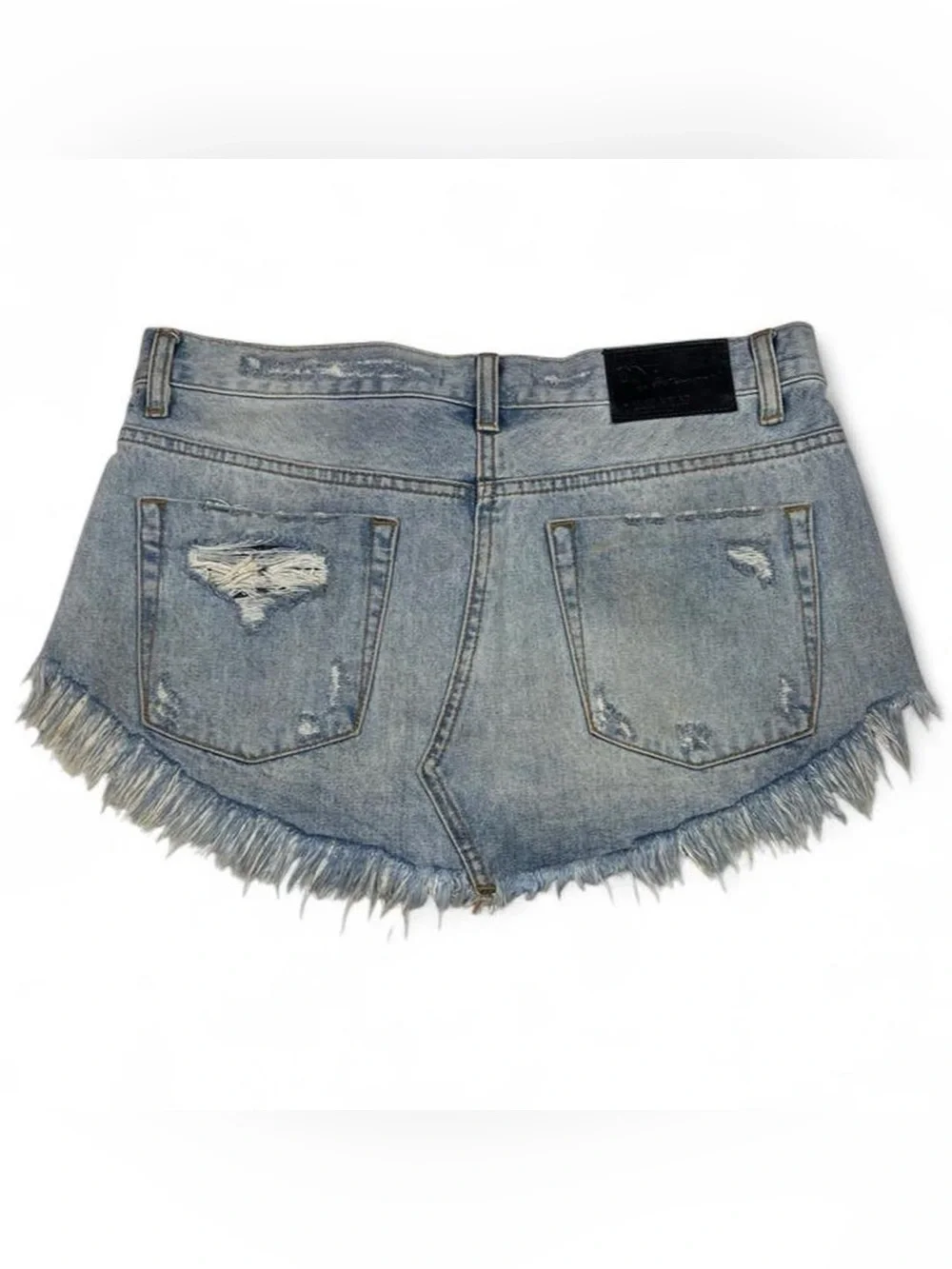 ONExOneTeaspoon Handmade Skirt Distressed Button Fly LowRise Relaxed Women’s 27